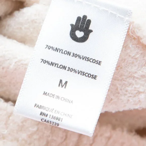 Spiritual Gangster Serenity Romper Chenille-Like Plush Cozy Scoop Ivory Medium - Picture 4 of 7